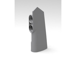 Technic, Panel Fairing #21 Very Small Smooth, Side B, Light Bluish Gray (11946 / 6236922 / 6340661)