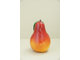 Груша с листом (красная)