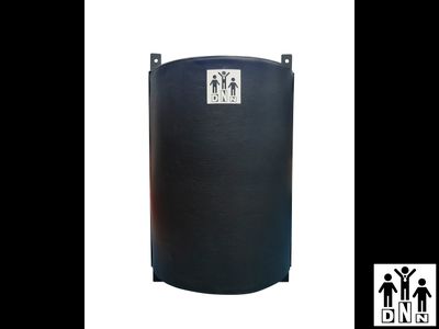 Боксёрская подушка настенная полукруглая 50х70х25 натуральная кожа до 2мм DNN