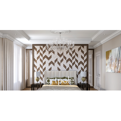 Гипсовая панель KOLOS platinum артикул E-0164-pl