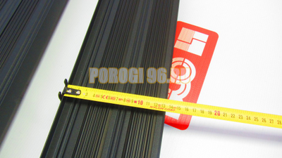 Пороги подножки "Luxe Black" 1700 мм для Mitsubishi OUTLANDER II 2005-2013