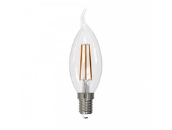 Лампа светодиодная Uniel Sky свеча на ветру CW35 E14 11W(900lm 360°) 4000K 4K филамент 35x120 LED-CW35-11W/4000K/E14/CL