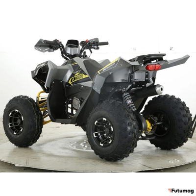 Квадроцикл бензиновый MOTAX GRIZLIK RAPTOR D125 LUX желтый