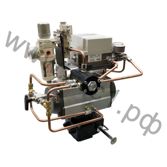 Пневмопривод одностороннего действия четвертьоборотный для запорной арматуры PBST125D