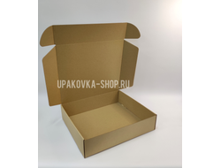 Коробка с откидной крышкой 340*300*80 мм БУРЫЙ