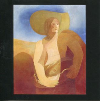 Александра Экстер (1882-1949). Женщина с рыбой, холст, масло, 1952-54 гг.