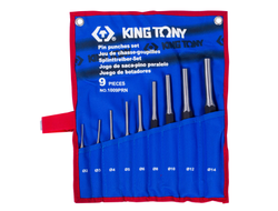 Набор выколоток, чехол из теторона, 9 предметов KING TONY 1009PRN
