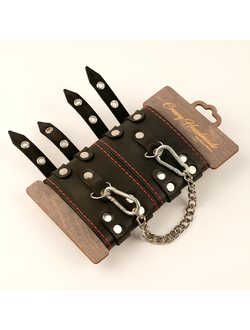 CH-1032 Оковы из натуральной кожи Crazy Handmade