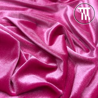 Бархат-стрейч, цв. Малина