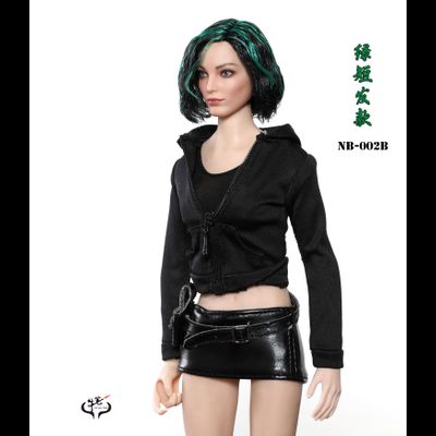 Женская голова (скульпт)  1/6 female head sculpture in Europe and America (NB-002B) - cowpen toys