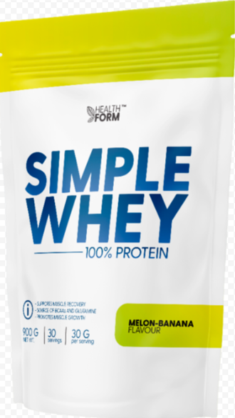 simple whey health form протеин(900)гр дыня-банан