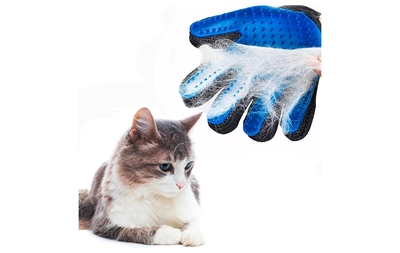 Перчатка-рукавица для вычесывания шерсти