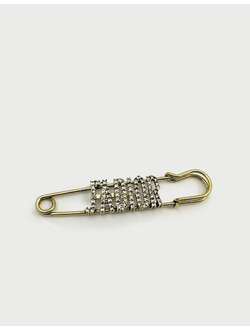 (АРТИКУЛ: 7653/31) БРОШКА - БУЛАВКА ЖЕНСКАЯ , МЕТАЛЛ "ЗОЛОТО", СТРАЗЫ