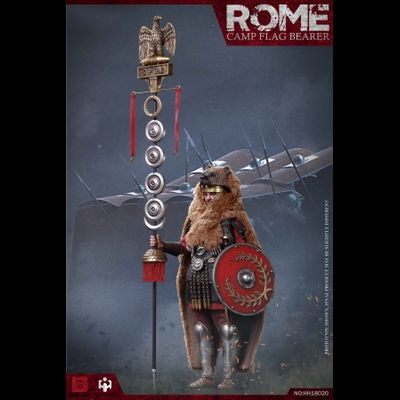 Римский знаменосец  - Коллекционная ФИГУРКА 1/6 scale Imperial Army — Camp flag bearer (HH18020) - HAOYUTOYS