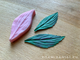 Молд «Лист бальзамина #1» (ELF_decor)