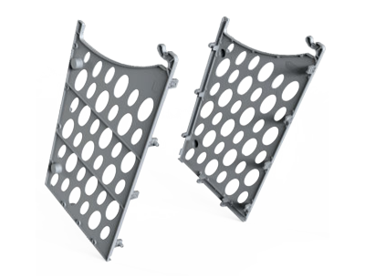 Пластиковая корзина для белья Mesan (серая)