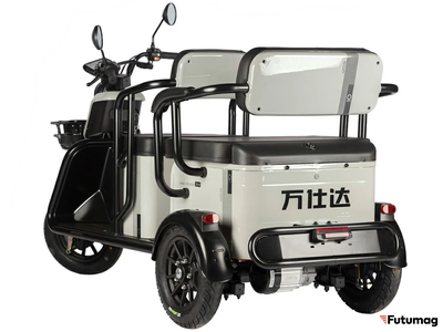 Электротрицикл Wanshida LC300 60V 1000Вт серый