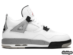 NIKE AIR JORDAN 4 WHITE CEMENT С МЕХОМ (35-45)