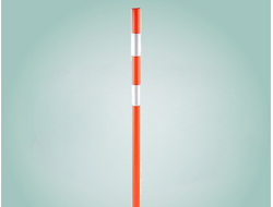 Веха оранжевая 1,2м., два светоотражателя