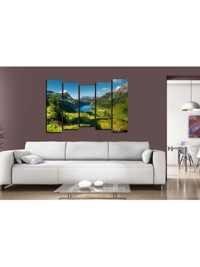 Модульная картина "Горный воздух"