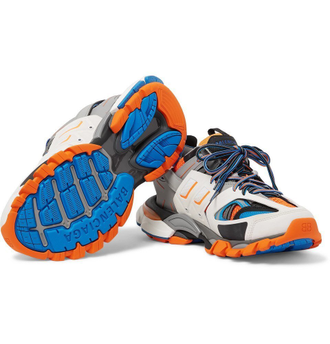 Balenciaga orange blue track discount
