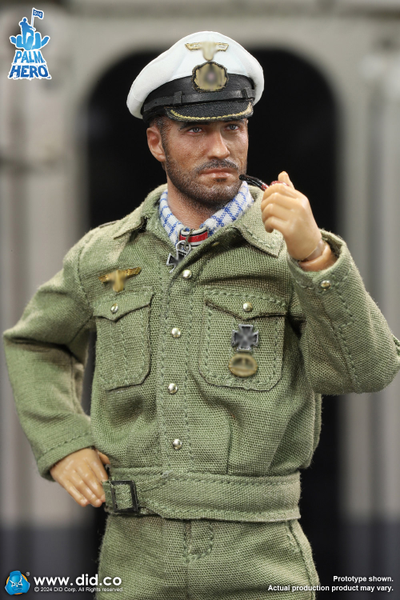 Капитан немецкой подводной лодки - Коллекционная ФИГУРКА 1/12 Palm Hero Series WWII German U-Boat Commander – Lehmann (XD80026) - DID