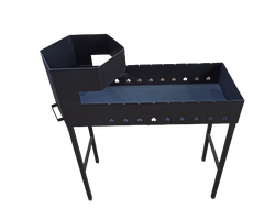 Мангал с подказанником 950х350х1050 (008Л) 3мм