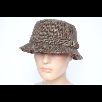 Шляпа панама Alfonso D ' Este 41970 коричневая