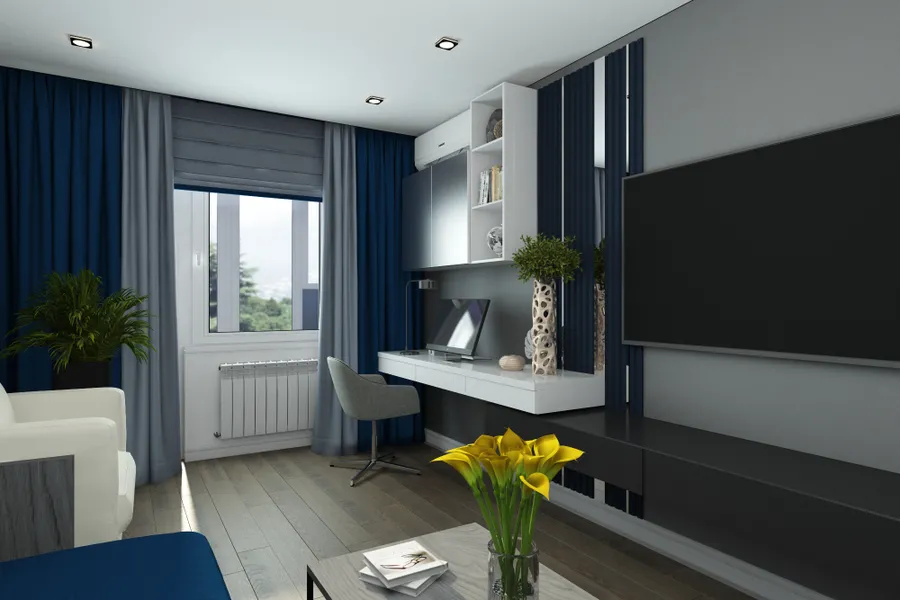 ЖК Апельсин. Гостиная