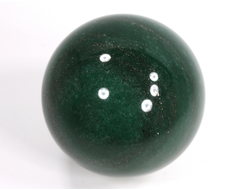 Шар Авантюрин зеленый, Бразилия (55 мм, 246 г) №35799
