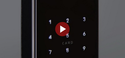 Биометрический врезной дверной замок Smart lock R06 с нажимной ручкой