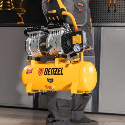 Компрессор безмасляный Denzel DLS650/10