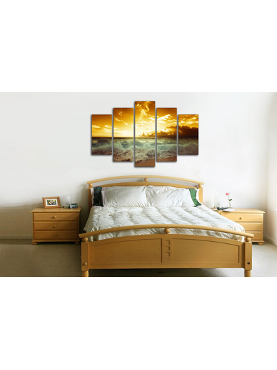 Модульная картина "Красное море"