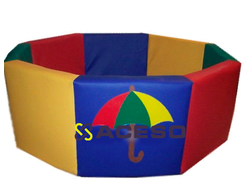 «Сухой бассейн» с аппликацией - Зонтик