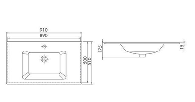 Мебель для ванной Opadiris Рубинно 90 подвесная белый глянец