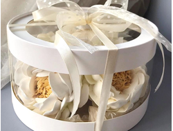 Пионы из зефира