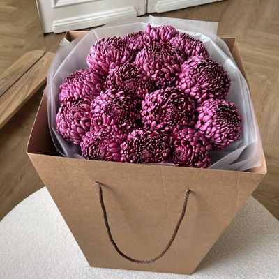 БУКЕТ ИЗ 15 ХРИЗАНТЕМ БИГУДИ