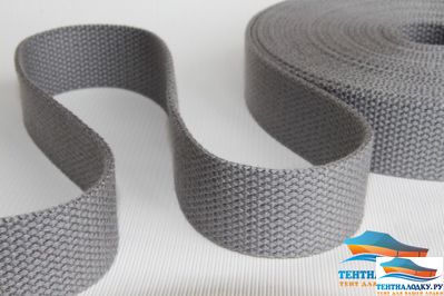 Стропа 25 мм капрон  белая ремни безопасности 1200 кг