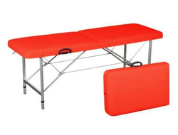 КУШЕТКА С РЕГУЛИРОВКОЙ ПО ВЫСОТЕ, КРАСНАЯ