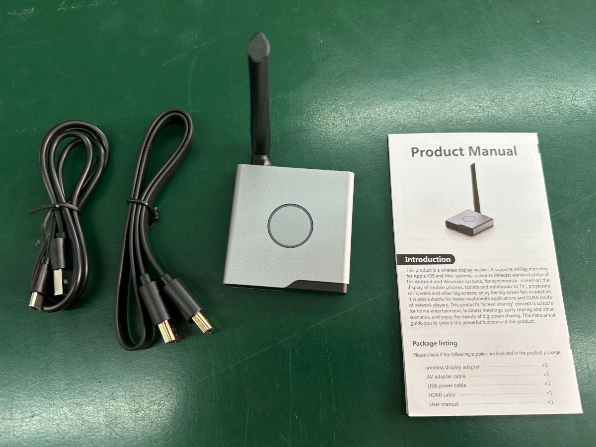 DE/VT-WS020 беспроводной HDMI приёмник контента 4К с мобильных устройств на ваш ТВ (до 10 м.)