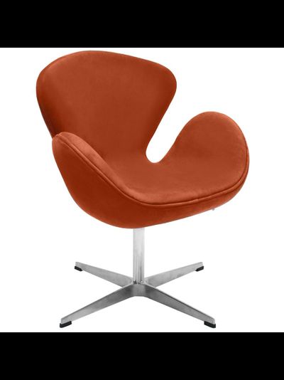 SWAN CHAIR терракотовый, искусственная замша