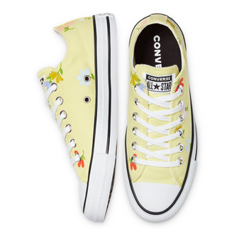 Converse all star floral print top