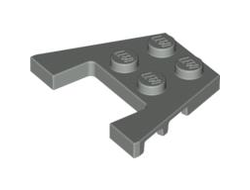 Wedge, Plate 3 x 4 with Stud Notches, Light Bluish Gray (48183 / 4240013 / 4594243 / 6170521)