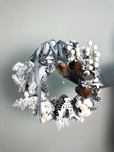 Новогодний венок № 1184