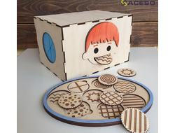 Тактильная игра «Печеньки для Саши»