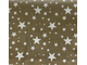Подушка с ластовицей на молнии обнимашка форма U размер 340 х 35 см с искусственным пухом + наволочка поплин Звезды капучино