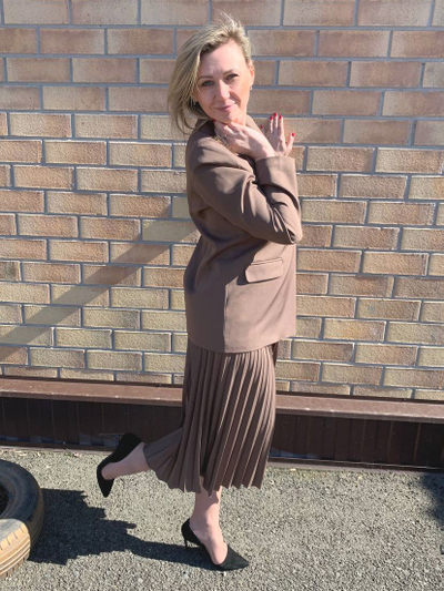 Юбка Кр-140 шоколад