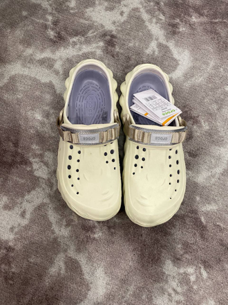 Crocs Echo Clog Stucco Фосфорные Кремовые С Коричневым