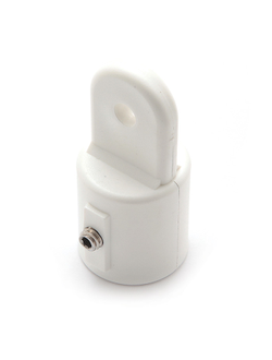 Наконечник рамы тента  7/8, пластмасса белая