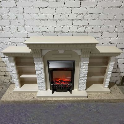 Электрокамин Дублин Премиум SL M2 с очагом Fobos